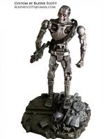 Terminator 2: T-800 Endoskeleton (3.75" /  Super-Articulated) (Terminator) Custom Action Figure