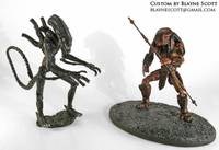 Warrior ALIEN (3.75" Hot Toys Repaint) (Aliens) Custom Action Figure