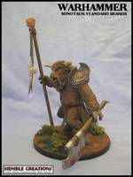 Minotaur Standard Bearer (Warhammer) Custom Action Figure