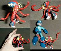 Launch Octopus (Megaman) Custom Miniature / Figurine