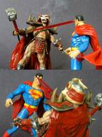 Shao Kahn Vs Superman (Mortal Kombat) Custom Action Figure