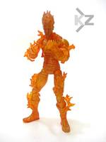 Human Torch (Fantastic Four) Custom Action Figure