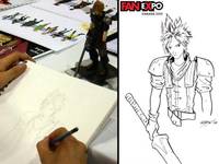 Cloud Stryfe (Marvel Legends 6" Scale) (Final Fantasy) Custom Action Figure