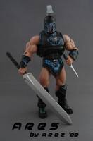 MOTUC Ares God of War (Masters of the Universe) Custom Action Figure