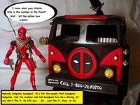Animated Deadpool W/ Battle Van (Marvel Legends) Custom Action Figure
