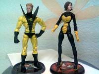 Unmasked Hank Pym and Wasp (Marvel Legends) Custom Action Figure