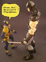 Deadpool (X-Men Uniform) (Marvel Universe) Custom Action Figure