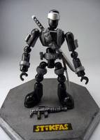 Snake Eye (Stikfas) Custom Action Figure