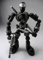 Snake Eye (Stikfas) Custom Action Figure