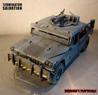 Terminator Salvation - 4inch Resistance Humvee & the Resistance (Terminator) Custom Action Figure