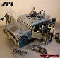 Terminator Salvation - 4inch Resistance Humvee & the Resistance (Terminator) Custom Action Figure