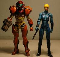 Zero Suit-Samus (Metroid) Custom Action Figure