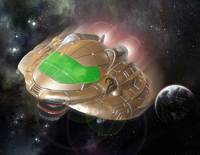 Samus Aran's Gunship (Metroid) Custom Action Figure