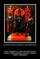 Hooded Cobra Commander 2.0 Marvel Legends Style (G.I. Joe) Custom Action Figure