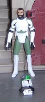 41st Clone Pilot (Star Wars Clone Wars) Custom Action Figure