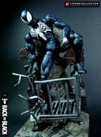 Black Siper-Man : Garney-Style (Marvel Legends) Custom Action Figure