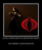 Cobra Movie Baroness Marvel Legends (G.I. Joe) Custom Action Figure