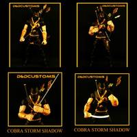 Cobra Storm Shadow Ninja-Ku Leader Marvel Legends Style (G.I. Joe) Custom Action Figure