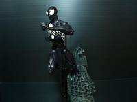 Symbiote Spiderman (Marvel) Custom Action Figure
