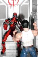 Evoloutiion of  Dead Pool  V.1    Blanx Alpha Style (Marvel Universe) Custom Action Figure