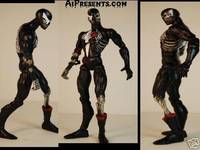 Zombie Black Spiderman (Spider-Man) Custom Action Figure