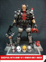Custom Concept Deadpool Ala Army of Two (Marvel) Custom Action Figure