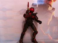 Shadows of Darkness Shadow Fire Infected Wolf Trait (Halo) Custom Action Figure