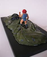 Living Ooze Vs Lion-O Mini Diorama (Thundercats) Custom Diorama / Playset