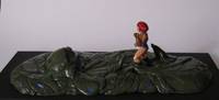 Living Ooze Vs Lion-O Mini Diorama (Thundercats) Custom Diorama / Playset