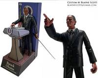 Custom Obama Action Figure (with Presidential Diorama!) (Original) Custom Diorama / Playset