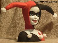 Harley Quinn Bust 9x14in. (Batman Animated) Custom Statue / Bust