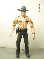 Walking Dead Rick Grimes (Zombies) Custom Action Figure