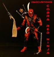 Cobra Red Ninja (G.I. Joe) Custom Action Figure