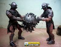 Urukhai Sapper with Helm's Deep Bomb (Lord of the Rings) Custom Action Figure