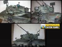 German Flakpanzer Gepard  "10" (Soldier) Custom Action Figure