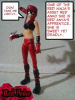 Red Ninja Anko (Original) Custom Action Figure