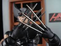 Wolverine (X-Force) W Alt Head & Real Metallic Claws (Marvel Legends) Custom Action Figure