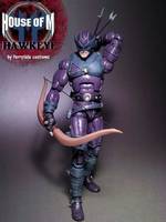 House of M Hawkeye (Marvel Legends) Custom Action Figure