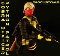 Cobra Python Patrol Officer Marvel Legends Style (G.I. Joe) Custom Action Figure