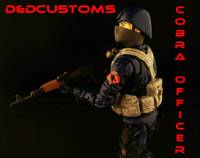 Cobra Officer Red Logo Marvel Legends Style (G.I. Joe) Custom Action Figure