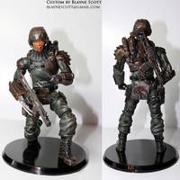 Dutch in Predator Armor (Usused Cameo from PREDATORS) (Predator) Custom Action Figure