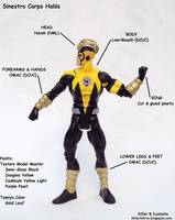 Sinestro Corps Halös (DC Universe) Custom Action Figure