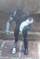 Marvel Zombies Black Panther with Robotic Arm & Leg (Marvel Legends) Custom Action Figure