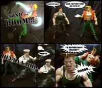 Capcom Street Fighter Alpha Charlie Nash (Street Fighter) Custom Action Figure