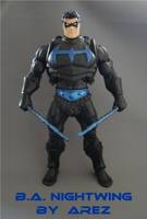 Motuc B.a. Nightwing (Masters of the Universe) Custom Action Figure