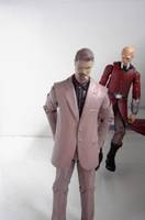 Liam Neeson |Ra's Al Ghul Beige Suit (Movie Masters) Custom Action Figure