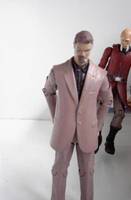 Liam Neeson |Ra's Al Ghul Beige Suit (Movie Masters) Custom Action Figure