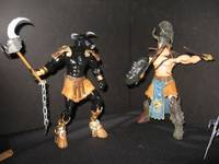 Achilles Vs the Minotaur (Original) Custom Action Figure