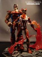 Xmen Classics Thunderbird and Sunfire (Marvel Legends) Custom Action Figure