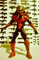 Red Lantern Corps - Tracker Predator (Green Lantern) Custom Action Figure